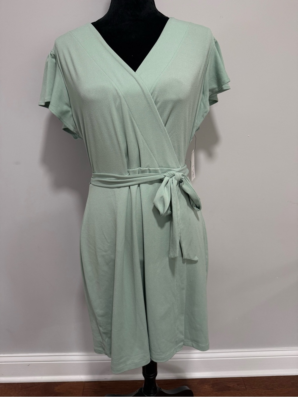 Nine West Mint Green Wrap Dress